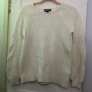 White Lands End Sweater